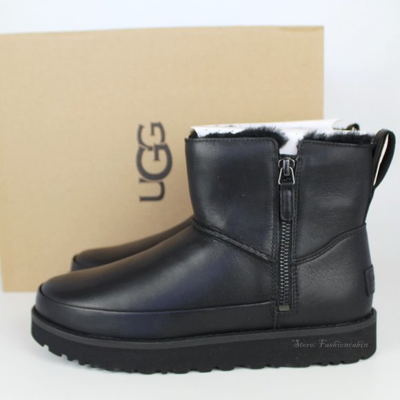 Ugg Classic Zip Mini Black / 7
